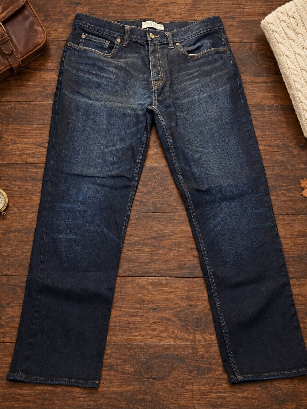 Jos A Bank 1905 Tailored Fit Dark Wash Jeans 35x30